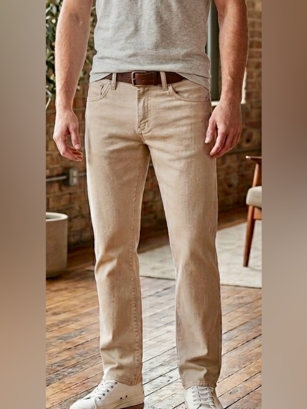 Men's classic khaki jeans for 7 for All Mankind